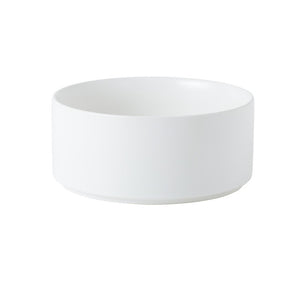 Mason Ceramic Dog Bowl - No Base - White