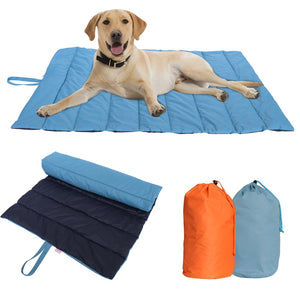 Whitney Waterproof Dog Bed - Rolled Out