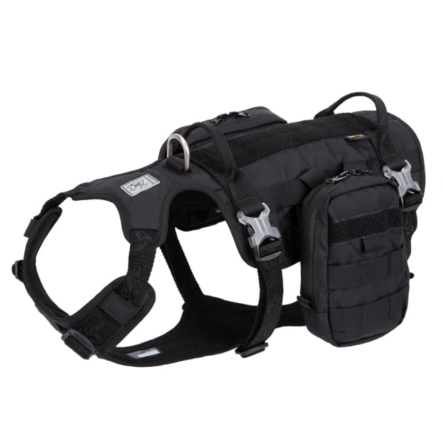 Bravo Tactical Dog Harness & Leash for Hiking, Camping and high quality Overlanding