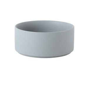 Mason Ceramic Dog Bowl - No Base - Gray