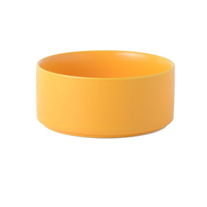 Mason Ceramic Dog Bowl - No Base - Yellow