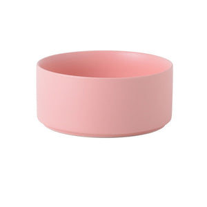 Mason Ceramic Dog Bowl - No Base - Pink